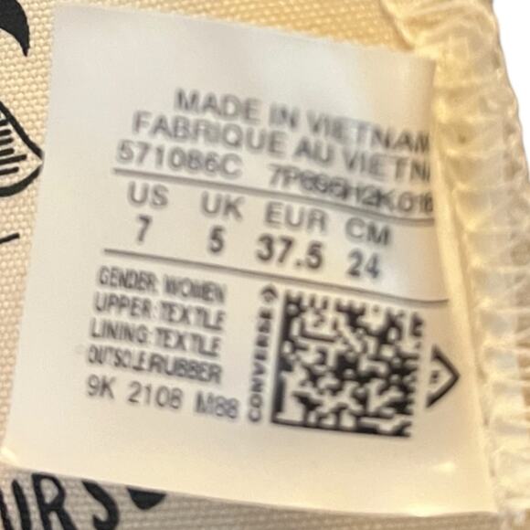 Converse Sneakers Chuck Taylor All Star Lift It's Okay To Wander Women’s Size 7M - Picture 12 of 14